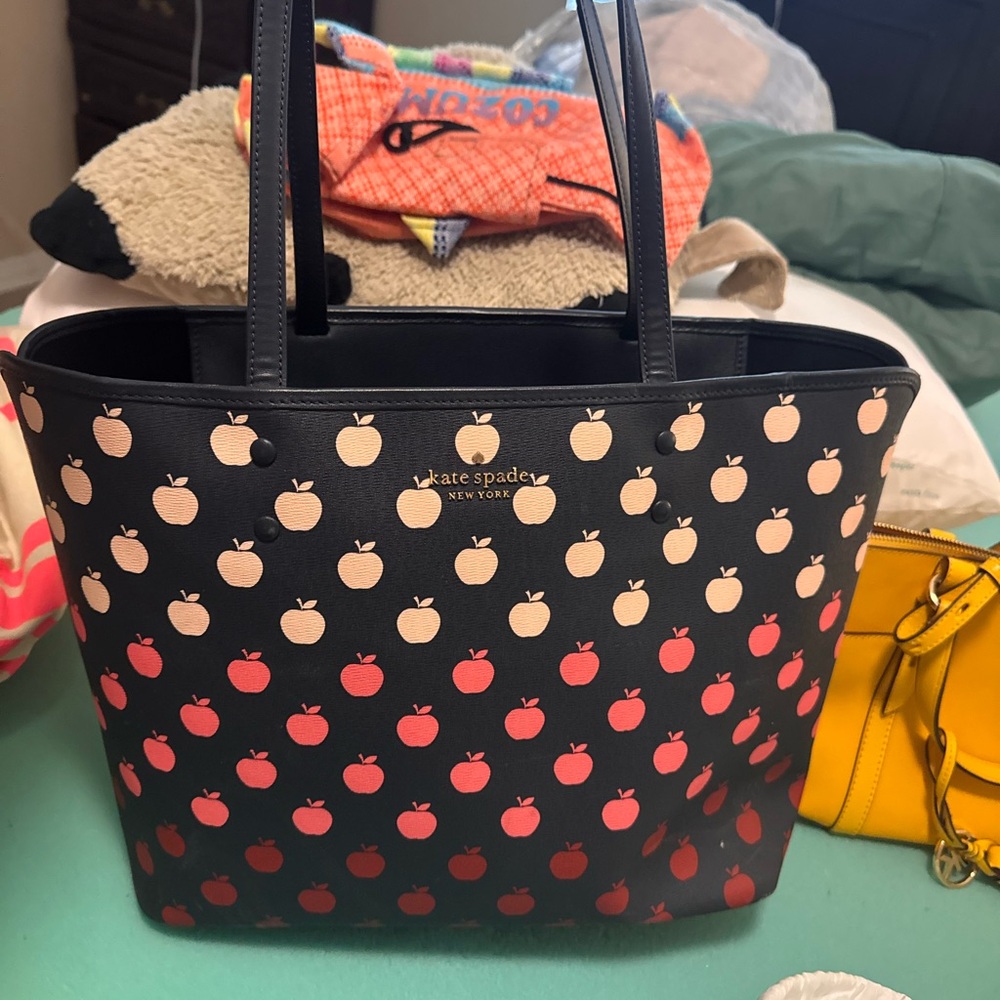 Kate Spade Black and Red Tote Bag